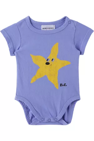 Bobo Choses Baby Blue Starfish Bodysuit
