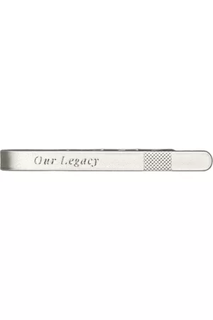 OUR LEGACY SSENSE Exclusive Three-Pack Silver Engraved Tie Bar