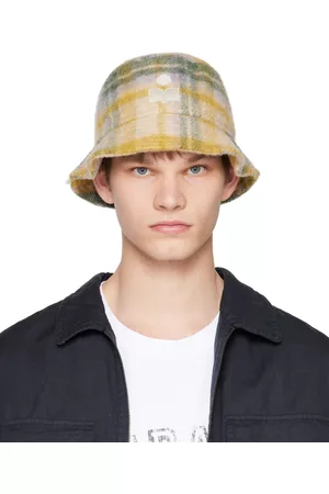 Isabel Marant Beige Check Bucket Hat