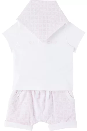 Givenchy Baby White & Pink Three-Piece Set