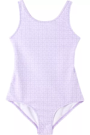 Givenchy Kids Purple Printed One-Piece Swimsuit