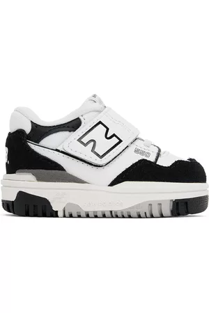 New Balance Baby Black & White 550 Sneakers