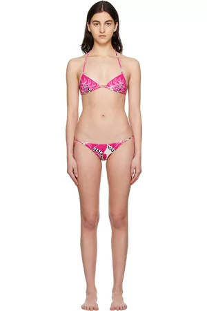 VALENTINO Pink Self-Tie Bikini