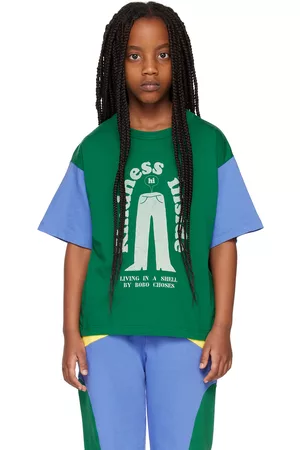 Bobo Choses Kids Green 'Kindness' T-Shirt