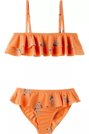 Maed for mini Kids Preppy Poodle Bikini
