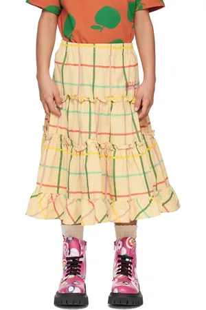 Jelly Mallow SSENSE Exclusive Kids Yellow 'Magique' Skirt