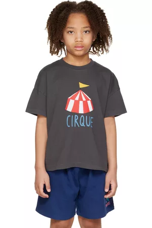Jelly Mallow Kids Gray 'Cirque' T-Shirt