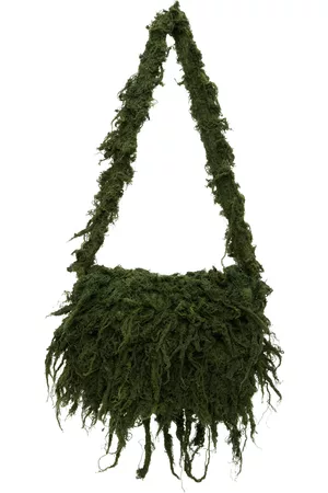 Solitude Studios Green Seaweed Messenger Bag