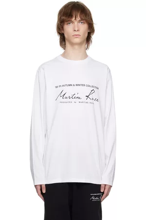 MARTINE ROSE Printed Long Sleeve T-Shirt