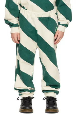 Maed for mini Kids Green Crazy Crocodile Sweatpants