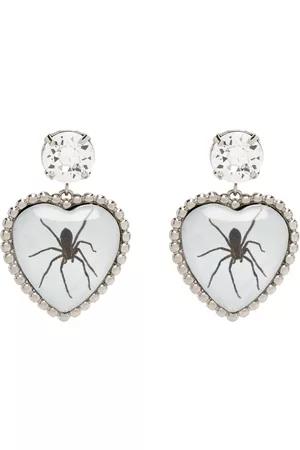 SAFSAFU SSENSE Exclusive Silver Spider Bff Earrings
