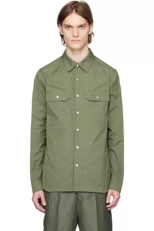 Rick Owens UFW Print Patch Pocket Shirt | gulatilaw.com