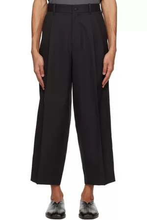 stein Brown Wide Straight Trousers