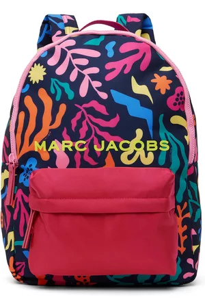 Marc Jacobs Kids Black Printed Backpack