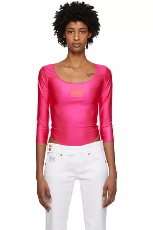 VERSACE Pink Patch Bodysuit