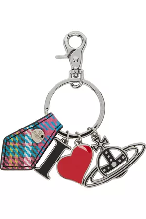 Vivienne Westwood Multicolor I Love Orb Keychain