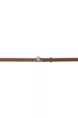 Vivienne Westwood Brown Small Orb Belt