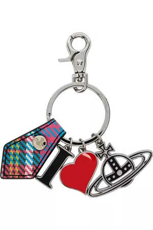 Vivienne Westwood Multicolor I Love Orb Keychain
