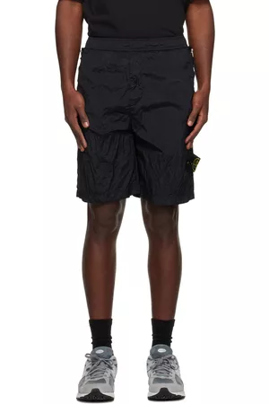 Stone Island Black Patch Shorts