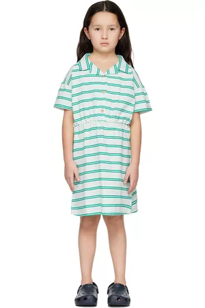 The Campamento Kids White Striped Dress