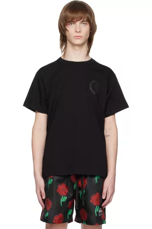 VERSACE Black V-Emblem T-Shirt