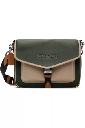Coach Green & Taupe Charter Bag