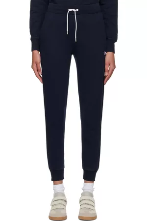 Maison Kitsuné Navy Tricolor Fox Lounge Pants