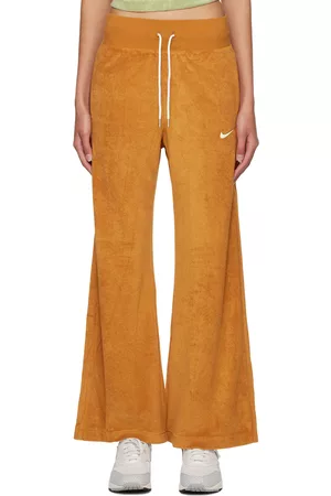 Nike Orange Wide-Leg Lounge Pants