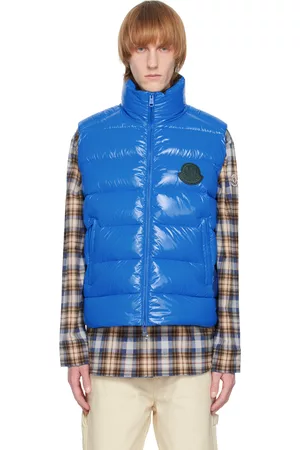Moncler Blue Parke Down Vest