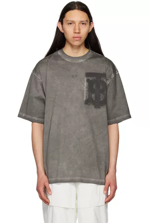 Burberry Gray Oversized T-Shirt