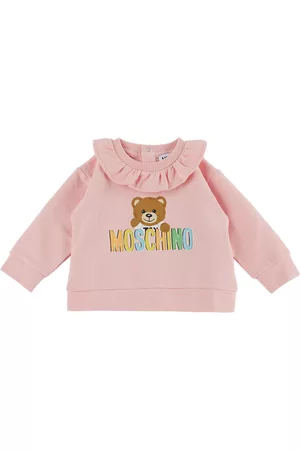 Moschino Baby Pink Ruffled Sweatshirt