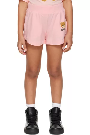 Moschino Shorts - Kids Pink Teddy Bear Shorts