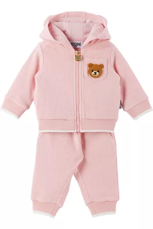 Moschino Tracksuits - Baby Pink Teddy Bear Tracksuit