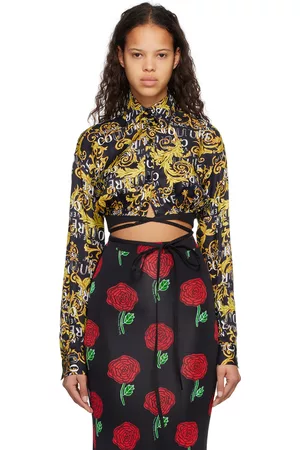 VERSACE Black Regalia Baroque Shirt