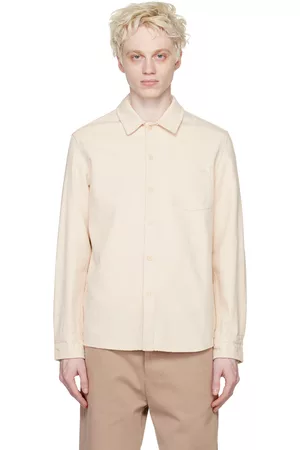 Denim Shirts in the color Beige for men | FASHIOLA.com