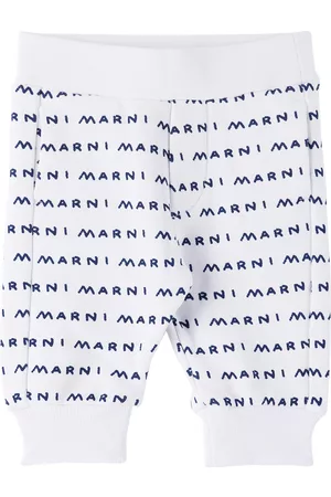 Marni Sweatpants - Baby White Printed Sweatpants
