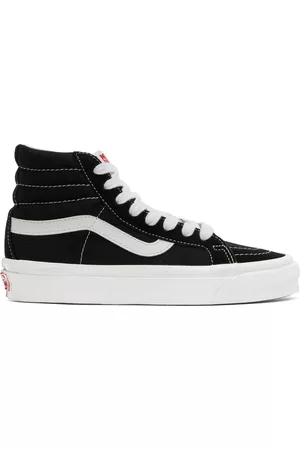 Vans Women Canvas Sneakers - Black OG Sk8-Hi LX Sneakers