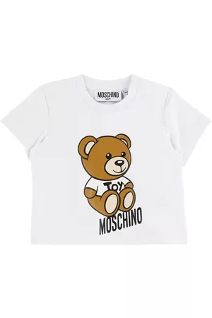 Moschino T-shirts - Baby White Teddy Bear T-Shirt