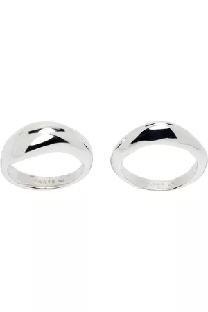 FARIS Women Rings - Silver Duet Ring Set