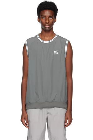 Manors Golf Men Vests - Gray Course Vest