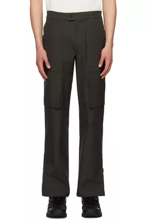 GR10K Men Cargo Pants - Gray Gusset Cargo Pants