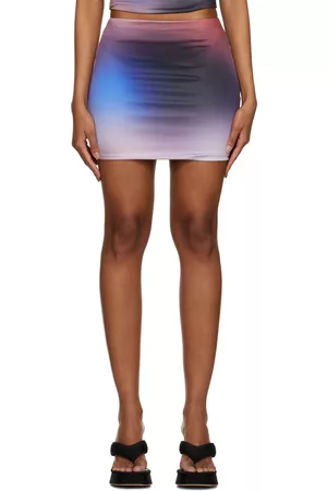 Third Form Women Mini Skirts - Multicolor Map Miniskirt