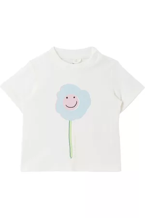 Stella McCartney T-shirts - Baby White Graphic T-Shirt
