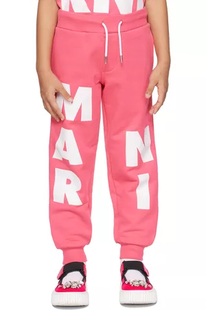 Marni Sweatpants - Kids Pink Drawstring Sweatpants