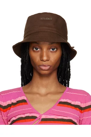Jacquemus Women Hats - Brown Le Raphia 'Le Bob Gadjo' Bucket Hat
