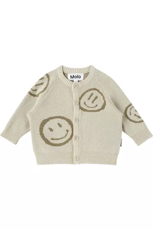 Molo Sweatshirts - Baby Beige Brody Cardigan