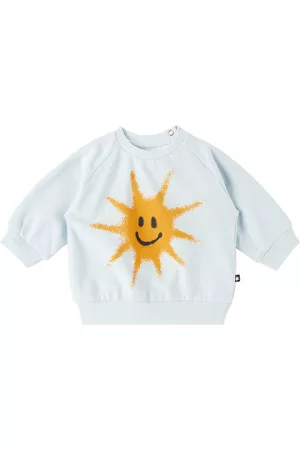 Molo Sweatshirts - Baby Blue Disc Sweatshirt