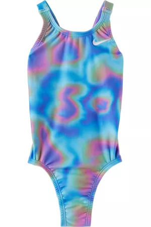 Nike Girls Swimsuits - Kids Multicolor Hydrastrong Big Kids One-Piece Swimsuit