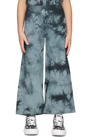Maison Margiela Boys Neckties - Kids Gray Tie-Dye Sweatpants