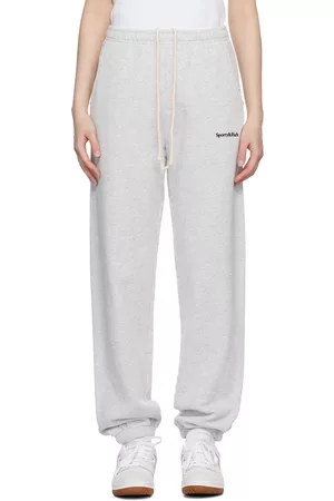 Sporty & Rich Women Sweats - Gray Serif Lounge Pants